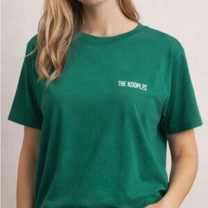 The Kooples Emerald Green Short Sleeve Tee